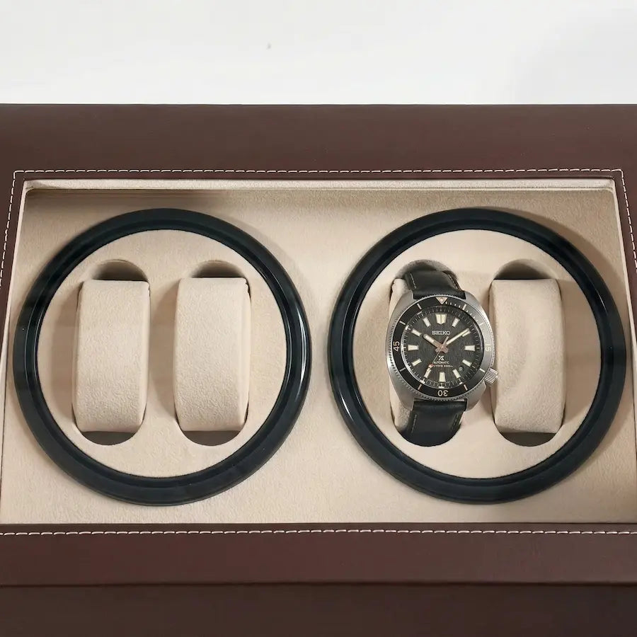 double remontoir pour montres vue de dessus
